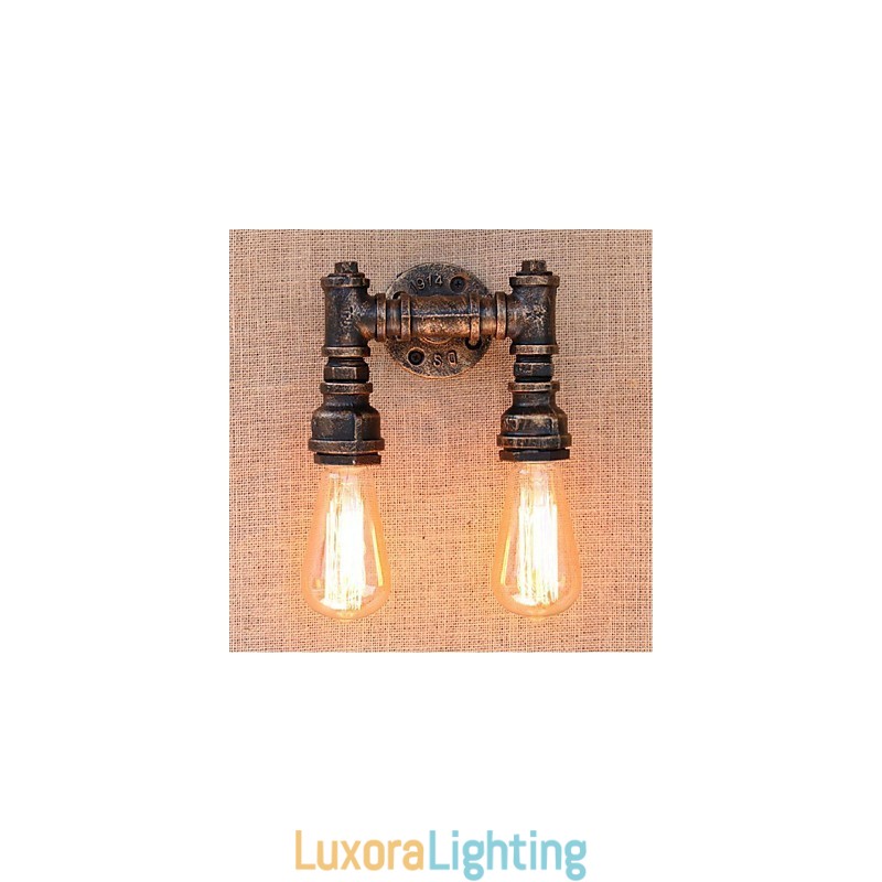 Designer Touch Decorative Nostalgia Simple Water Pipe Small Wall Lamp Wall Light