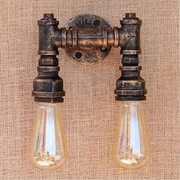 Designer Touch Decorative Nostalgia Simple Water Pipe Small Wall Lamp Wall Light