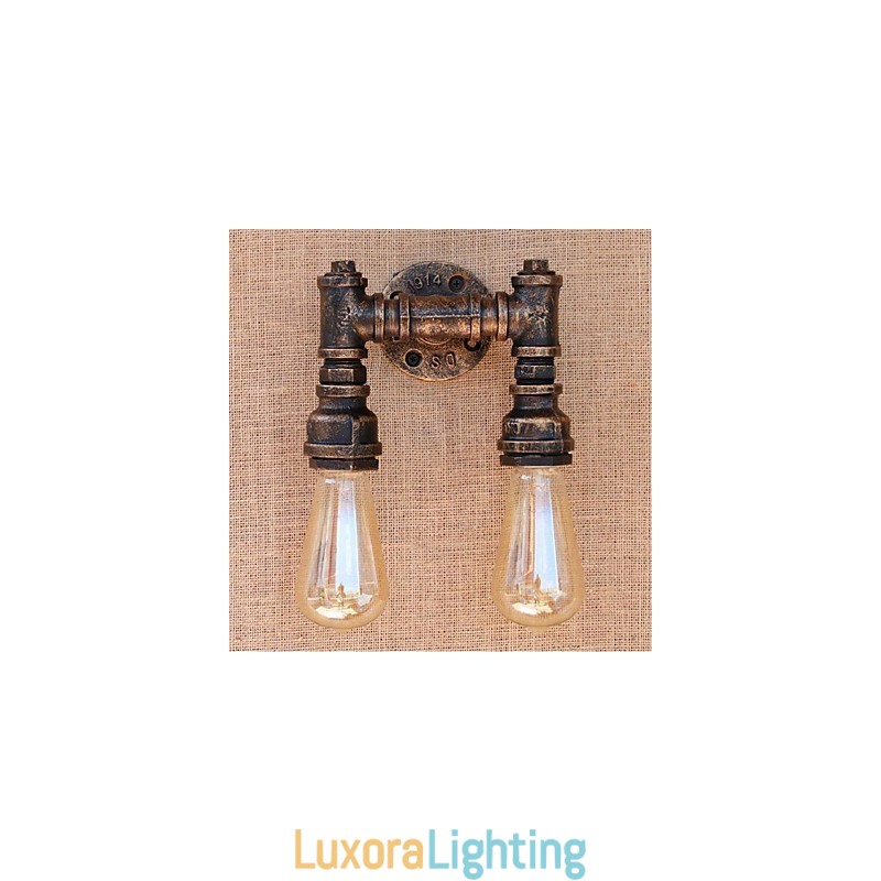 Designer Touch Decorative Nostalgia Simple Water Pipe Small Wall Lamp Wall Light