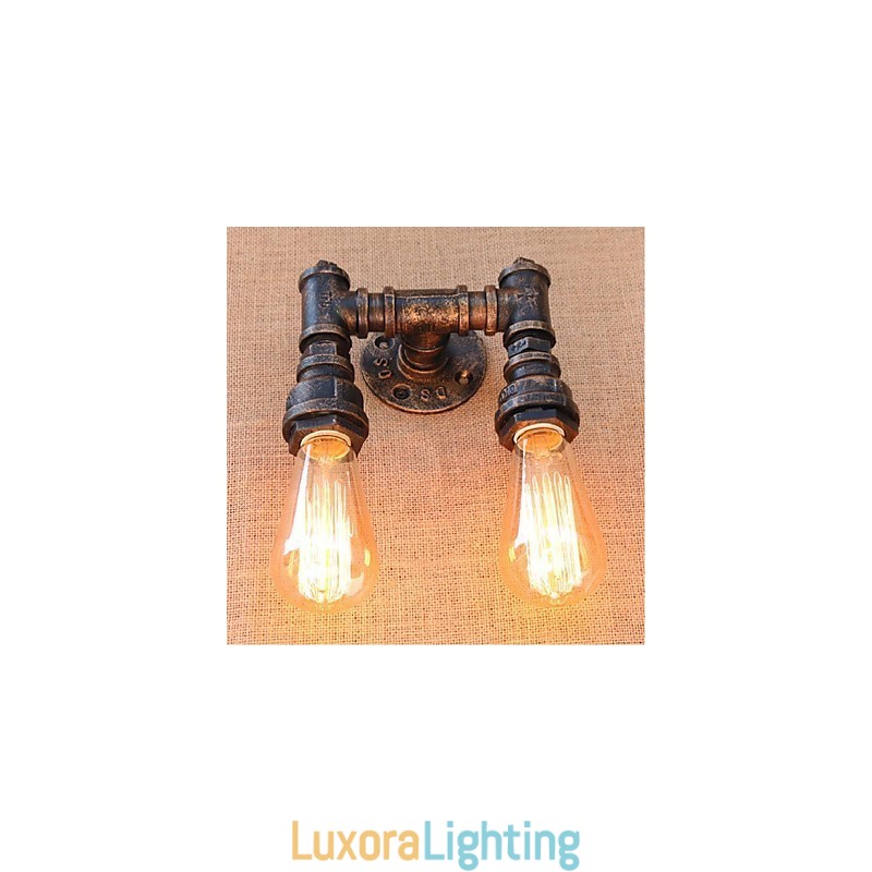 Designer Touch Decorative Nostalgia Simple Water Pipe Small Wall Lamp Wall Light