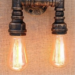 Designer Touch Decorative Nostalgia Simple Water Pipe Small Wall Lamp Wall Light