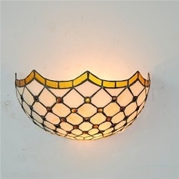 Designer Touch Decorative Retro Country Wall Lights Glass Shade Living Room Bedroom Restaurant Cafe Bar Wall Sconces
