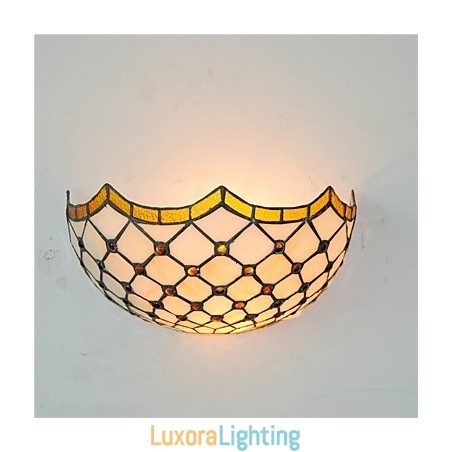 Designer Touch Decorative Retro Country Wall Lights Glass Shade Living Room Bedroom Restaurant Cafe Bar Wall Sconces