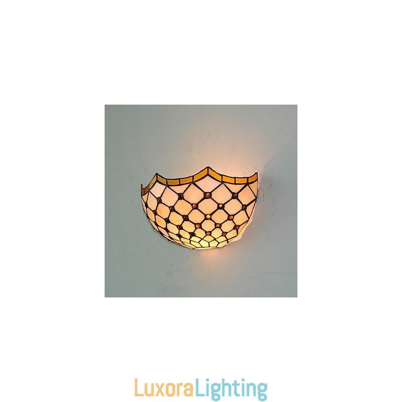 Designer Touch Decorative Retro Country Wall Lights Glass Shade Living Room Bedroom Restaurant Cafe Bar Wall Sconces