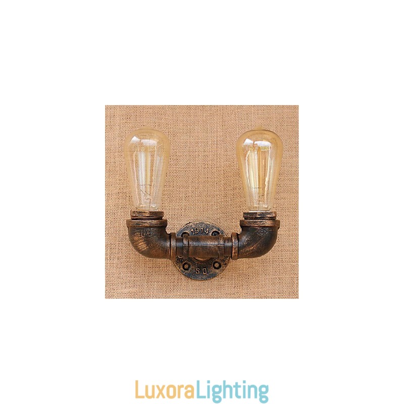 Designer Touch Decorative Nostalgia Simple Water Pipe Small Wall Lamp Wall Light