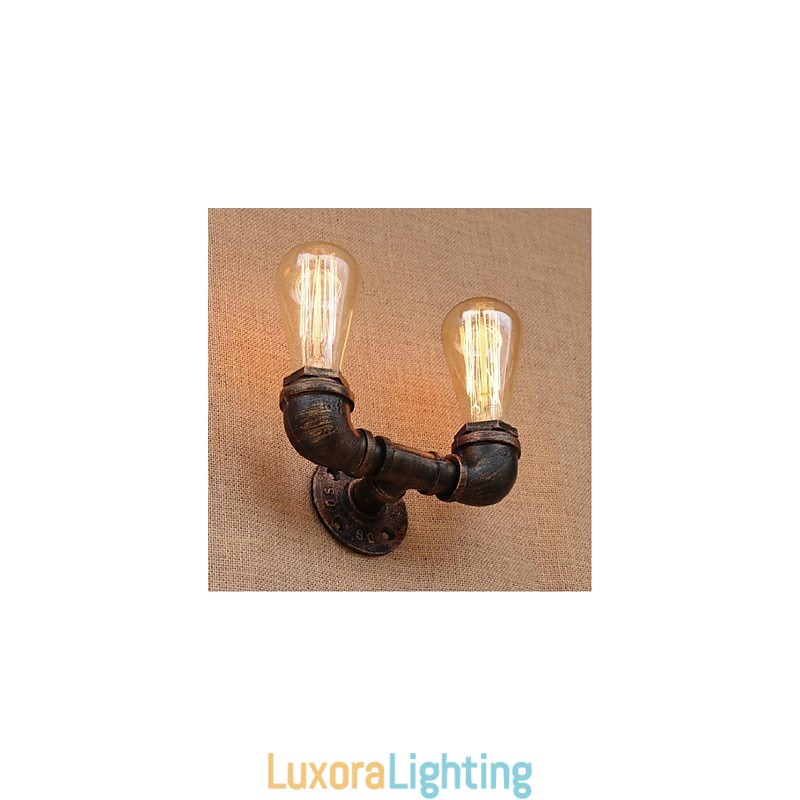 Designer Touch Decorative Nostalgia Simple Water Pipe Small Wall Lamp Wall Light