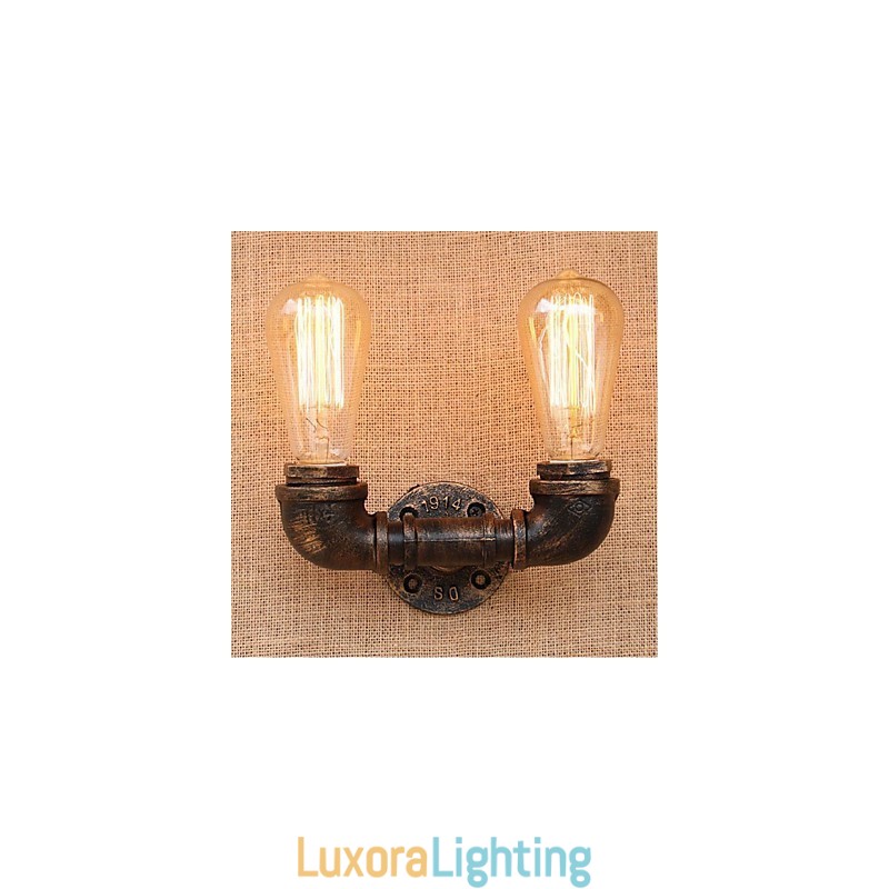 Designer Touch Decorative Nostalgia Simple Water Pipe Small Wall Lamp Wall Light