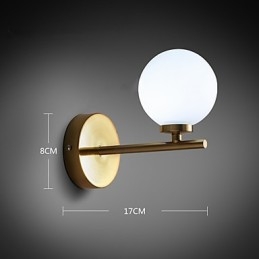 Designer Touch Decorative Modern Contemporary Electroplated Feature for Mini Style Ambient Light Wall Sconces Wall Light