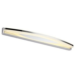 Designer Touch Decorative Modern Contemporary Chrome Feature for Ambient Light Bathroom Lighting Wall Light