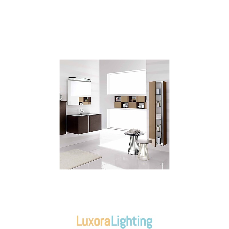 Designer Touch Decorative Modern Contemporary Chrome Feature for Ambient Light Bathroom Lighting Wall Light