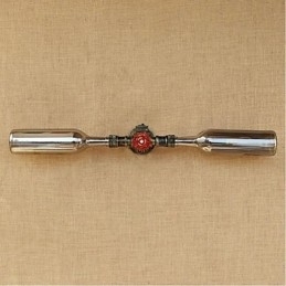 Designer Touch Decorative Retro American Village Creative Industry Wind Water Bottle Wall Lamp Wall Light Grey