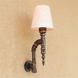 Designer Touch Decorative Rustic Lodge Country Antique Brass Feature for Ambient Light Wall Sconces Wall Light