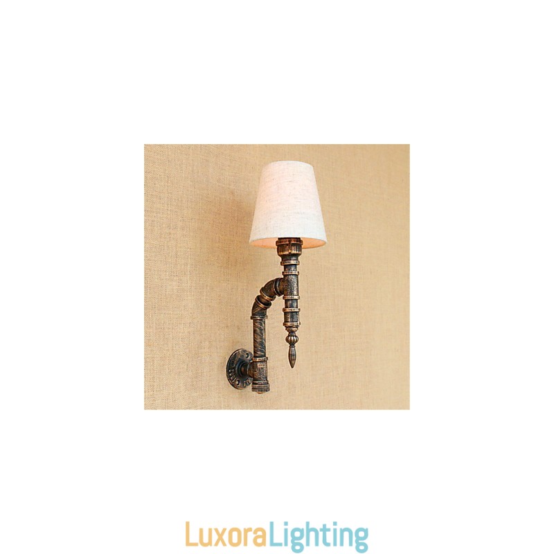 Designer Touch Decorative Rustic Lodge Country Antique Brass Feature for Ambient Light Wall Sconces Wall Light