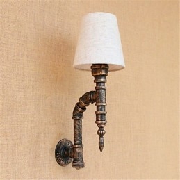 Designer Touch Decorative Rustic Lodge Country Antique Brass Feature for Ambient Light Wall Sconces Wall Light