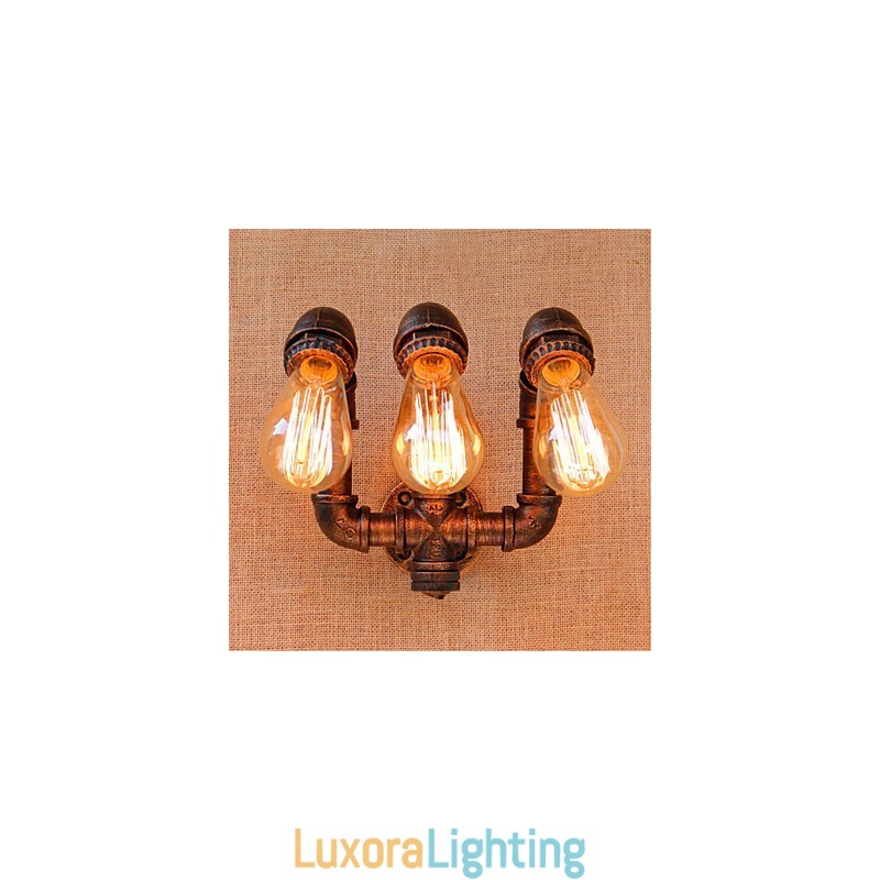 Designer Touch Decorative Rustic Lodge Country Painting Feature for Ambient Light Wall Sconces Wall Light