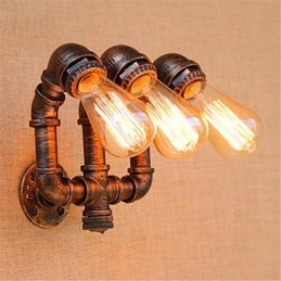 Designer Touch Decorative Rustic Lodge Country Painting Feature for Ambient Light Wall Sconces Wall Light