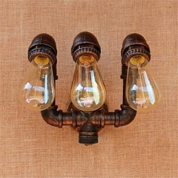 Designer Touch Decorative Rustic Lodge Country Painting Feature for Ambient Light Wall Sconces Wall Light