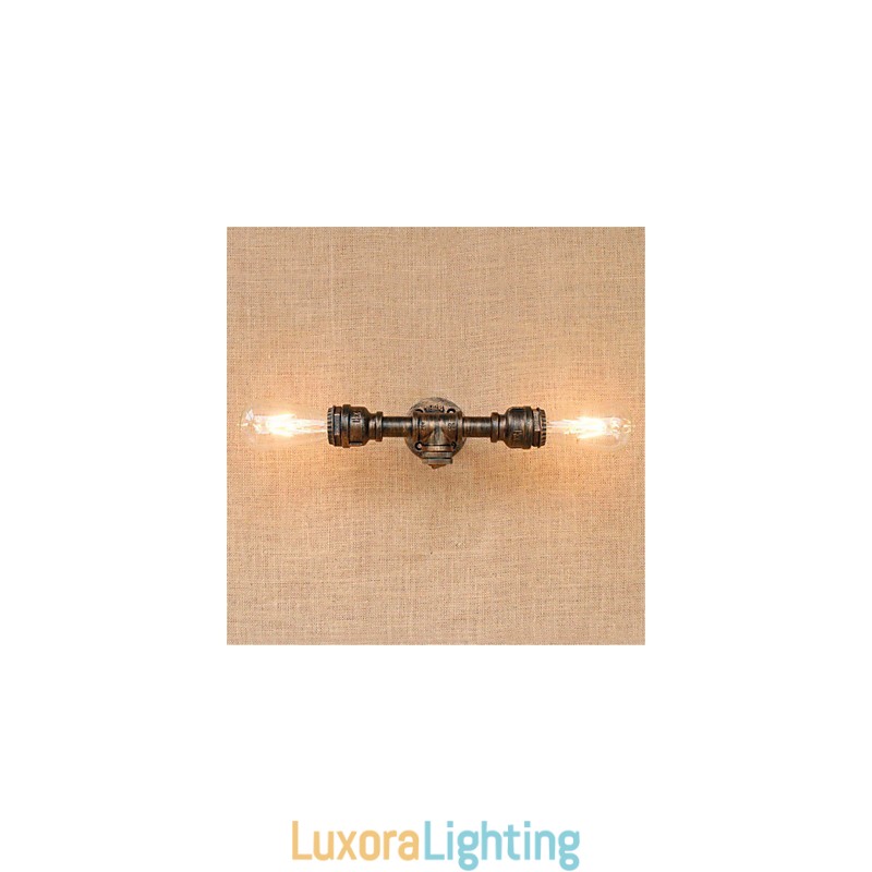 Designer Touch Decorative Rustic Lodge Painting Feature for Ambient Light Wall Sconces Wall Light