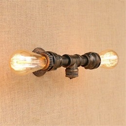 Designer Touch Decorative Rustic Lodge Painting Feature for Ambient Light Wall Sconces Wall Light