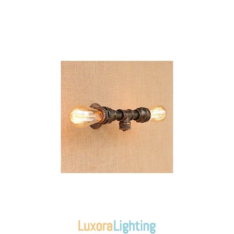 Designer Touch Decorative Rustic Lodge Painting Feature for Ambient Light Wall Sconces Wall Light