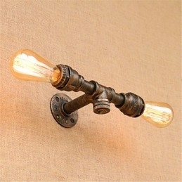 Designer Touch Decorative Rustic Lodge Painting Feature for Ambient Light Wall Sconces Wall Light