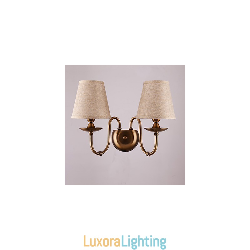 Designer Touch Decorative Traditional Classic Electroplated Feature for Eye ProtectionDownlight Wall Sconces Wall Light