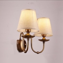 Designer Touch Decorative Traditional Classic Electroplated Feature for Eye ProtectionDownlight Wall Sconces Wall Light