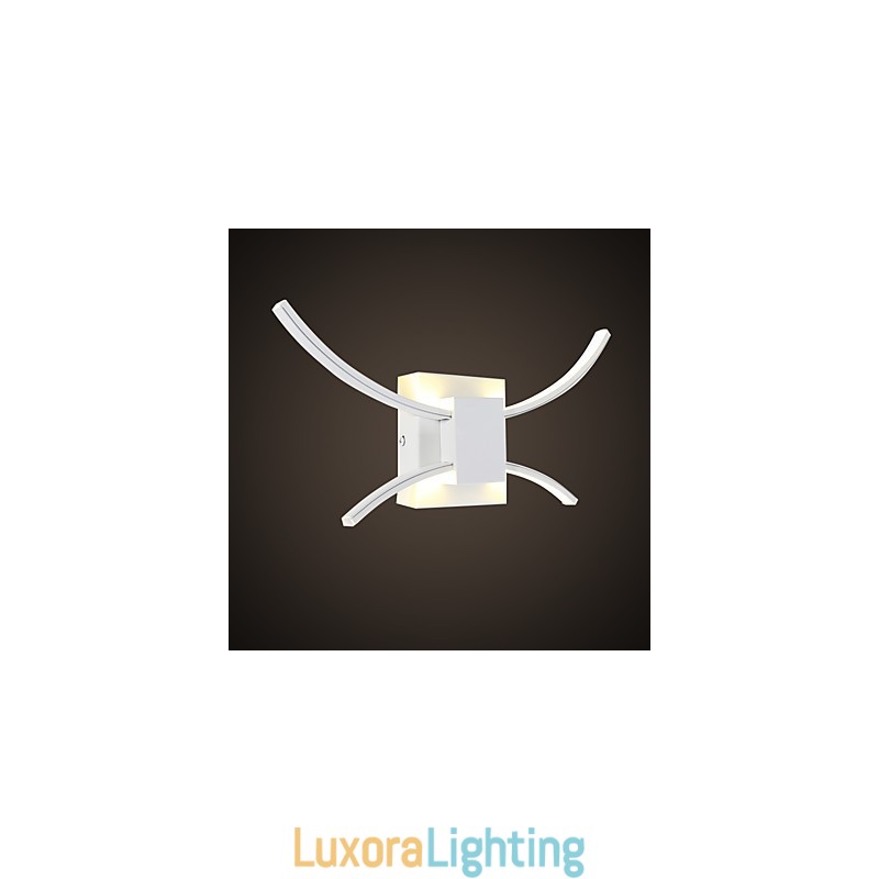 Designer Touch Decorative Integrated Modern Contemporary Anodized Feature for Eye ProtectionUplight Wall Sconces Wall Light