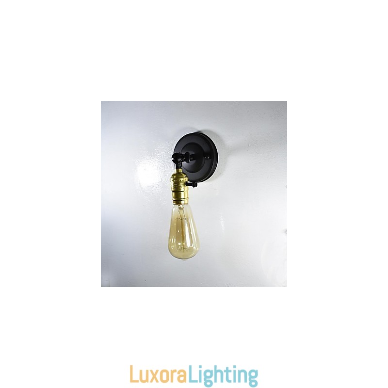 Designer Touch Decorative Iron Wall Lamp Black Simple Retro Wall Lamp Single Head Wall Lamp European Style