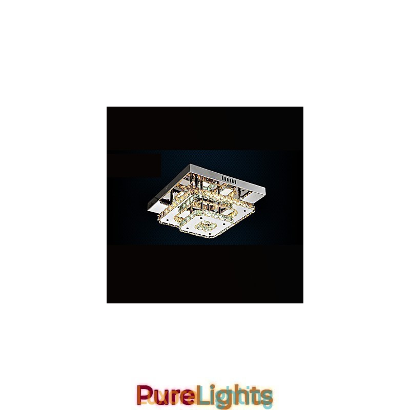 Designer Touch Decorative Crystal Ceiling Lamps Flush Mount Clear or Amber K9 for Indoor CE