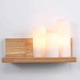 Designer Touch Decorative Wood Sconces 3 Lights Country