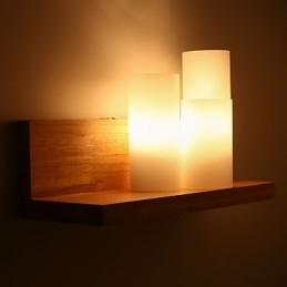 Designer Touch Decorative Wood Sconces 3 Lights Country