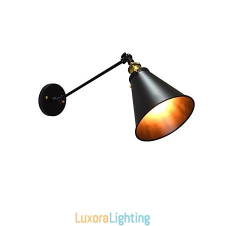 Designer Touch Decorative Buzz Paint Single Wall Iron Wall Lamp Dumb Black Lightsaber Lamp On Wall