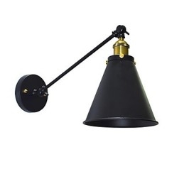 Designer Touch Decorative Buzz Paint Single Wall Iron Wall Lamp Dumb Black Lightsaber Lamp On Wall