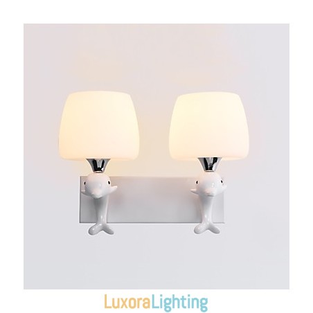 Designer Touch Decorative Modern Contemporary Painting Feature for Eye Protection Ambient Light Wall Sconces Wall Light