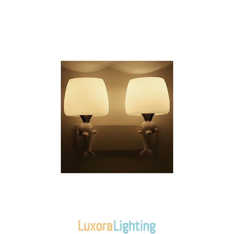 Designer Touch Decorative Modern Contemporary Painting Feature for Eye Protection Ambient Light Wall Sconces Wall Light