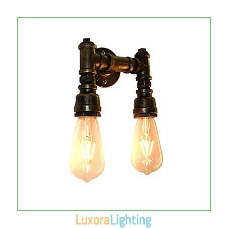 Designer Touch Decorative Rustic Lodge Traditional Classic Antique Brass Feature for Ambient Light Wall Sconces Wall Light