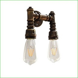 Designer Touch Decorative Rustic Lodge Traditional Classic Antique Brass Feature for Ambient Light Wall Sconces Wall Light
