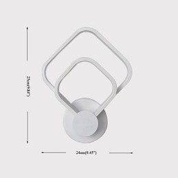 Designer Touch Decorative Integrated Modern Contemporary Painting Feature for Ambient Light Wall Sconces Wall Light