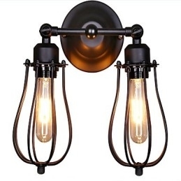 Designer Touch Decorative Traditional Classic Rustic Lodge Country Painting Feature for Swing Arm Ambient Light Wall Sconces Wall Light