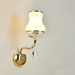 Designer Touch Decorative Modern Contemporary Electroplated Feature for Crystal Ambient Light Wall Sconces Wall Light