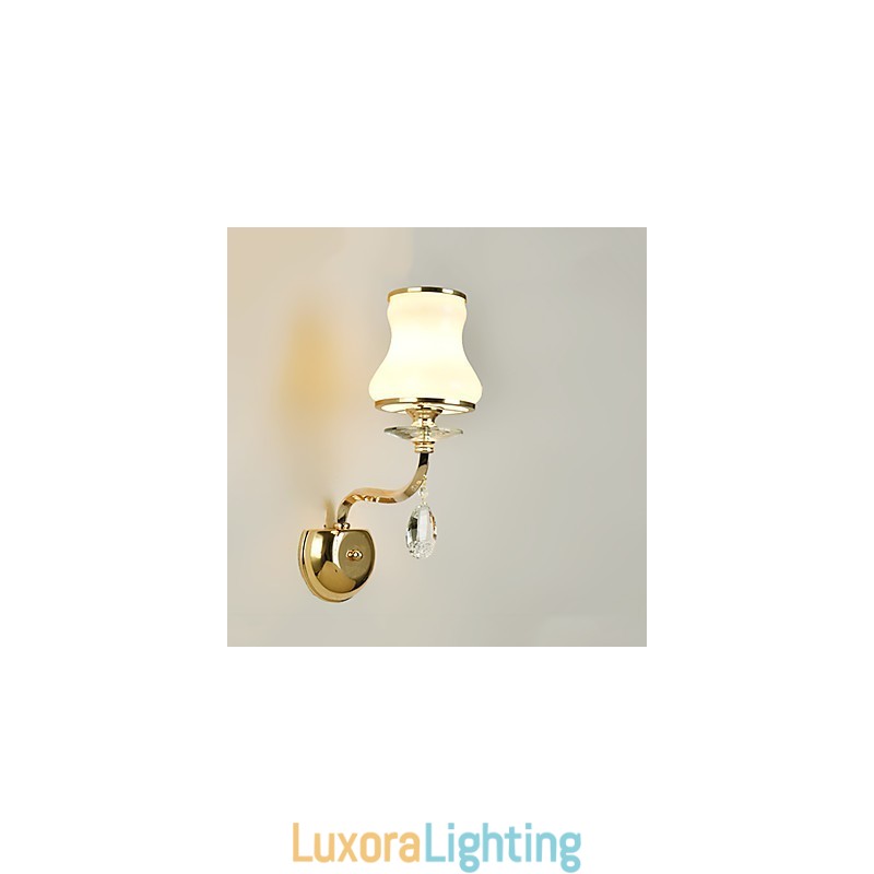 Designer Touch Decorative Modern Contemporary Electroplated Feature for Crystal Ambient Light Wall Sconces Wall Light