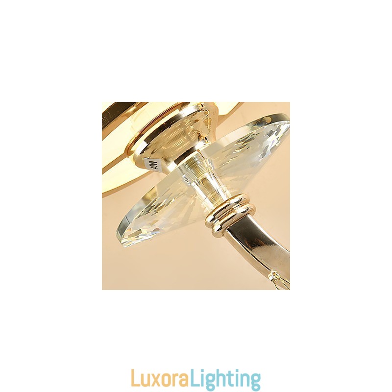 Designer Touch Decorative Modern Contemporary Electroplated Feature for Crystal Ambient Light Wall Sconces Wall Light