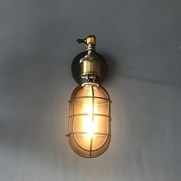Designer Touch Decorative Vintage Black Metal Loft Wall Lamps Living Room Dining Room Hallway Cafe Bars Bar Wall Lamp