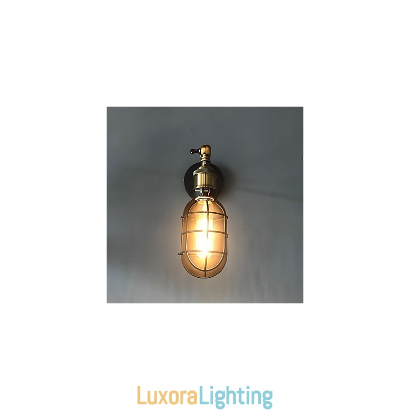 Designer Touch Decorative Vintage Black Metal Loft Wall Lamps Living Room Dining Room Hallway Cafe Bars Bar Wall Lamp