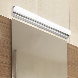 Designer Touch Decorative Integrated Modern Contemporary Chrome Feature for Ambient Light Bathroom Lighting Wall Light