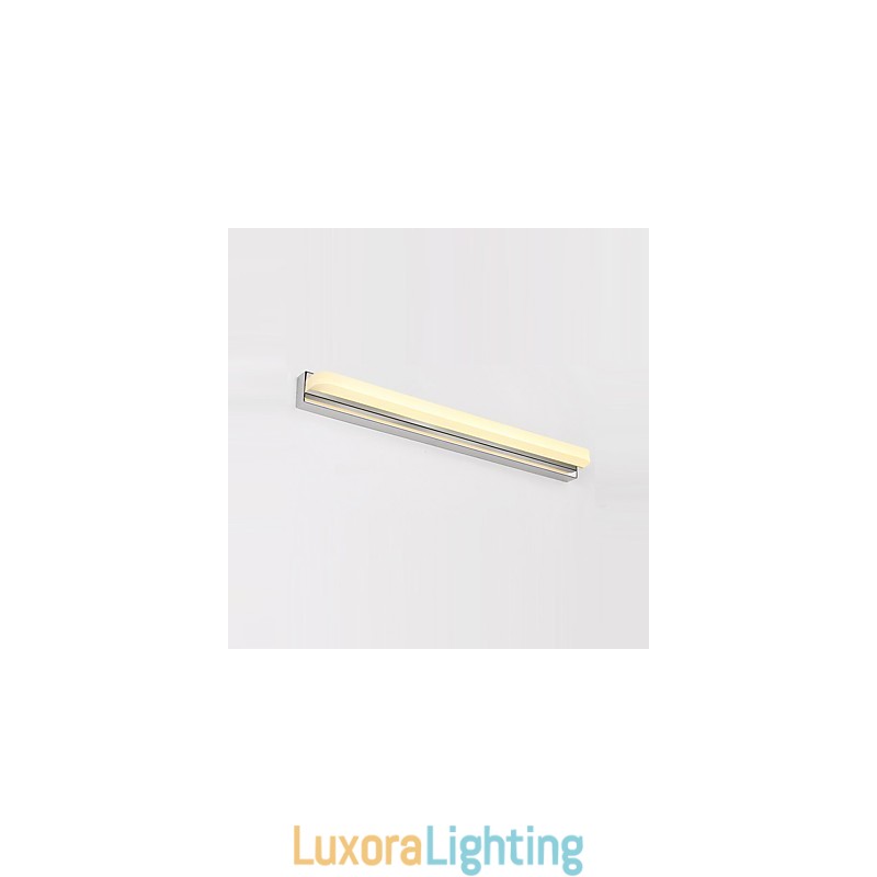 Designer Touch Decorative Integrated Modern Contemporary Chrome Feature for Ambient Light Bathroom Lighting Wall Light