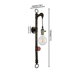 Designer Touch Decorative Wall Light Wall Sconces Wall Iron Wall Lamp Dumb Black Lightsaber Lamp On Wall