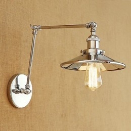 Designer Touch Decorative Rustic Lodge Country Retro Electroplated Feature for Mini Style Swing Arm Ambient Light