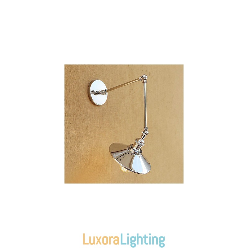 Designer Touch Decorative Rustic Lodge Country Retro Electroplated Feature for Mini Style Swing Arm Ambient Light